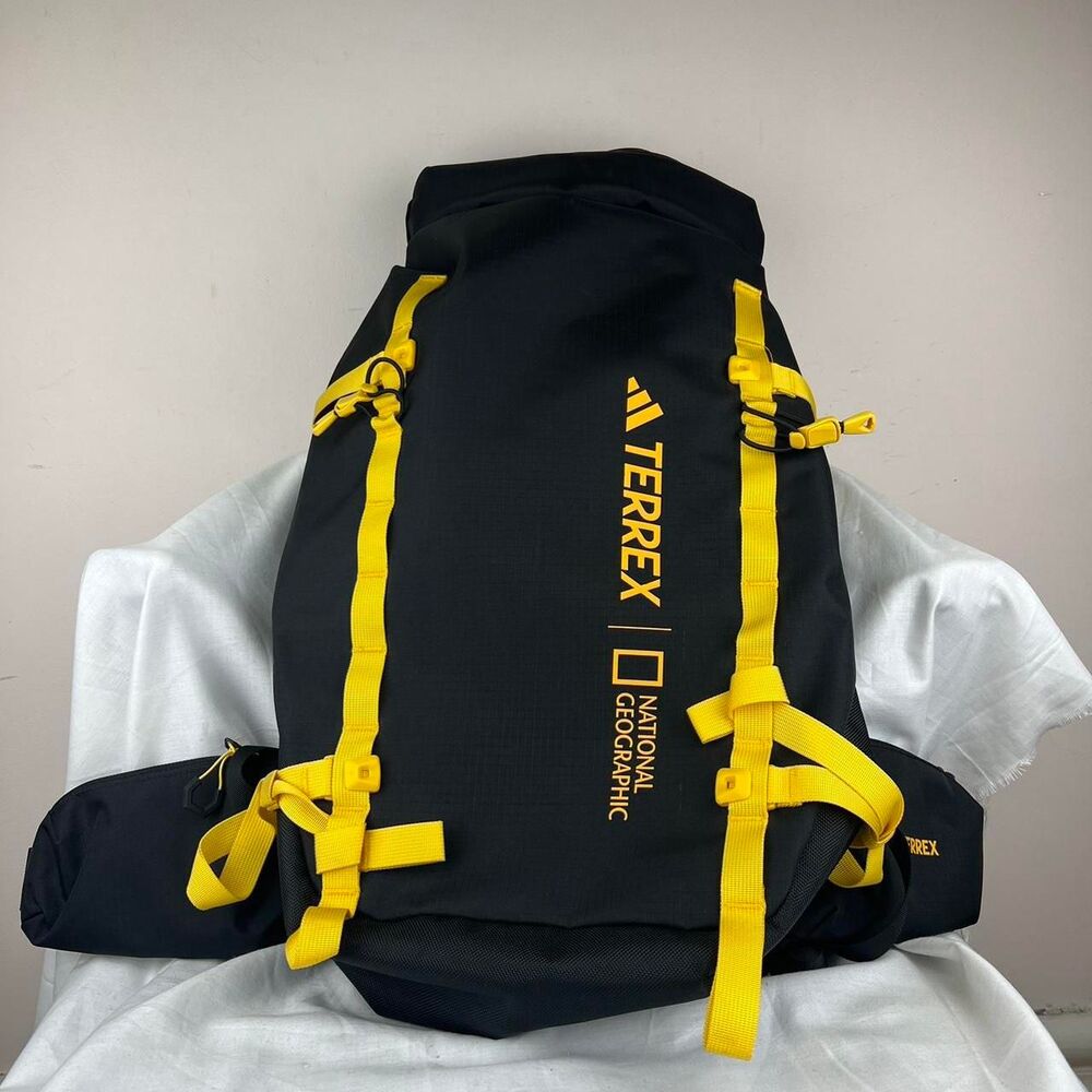 Adidas Terrex X National Geographic AEROREADY Black & Yellow Backpack